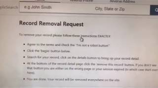 How To Delete Your Information Off True People Search