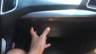 GLOVE COMPARTMENT/Hidden COMPARTMENT - HOW TO OPEN