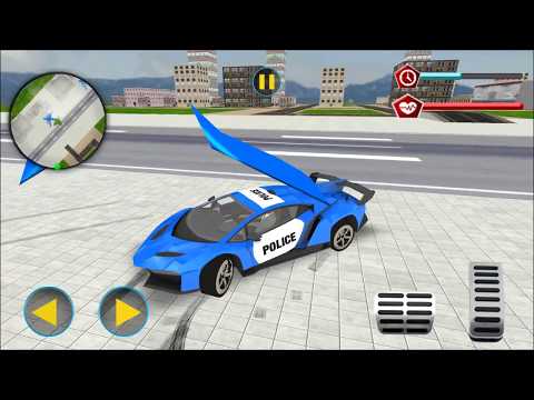 US Police ATV Quad Bike Robot Plane Transport Game | Android Gameplay