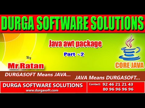 Corejava Java Awt Package Part 2