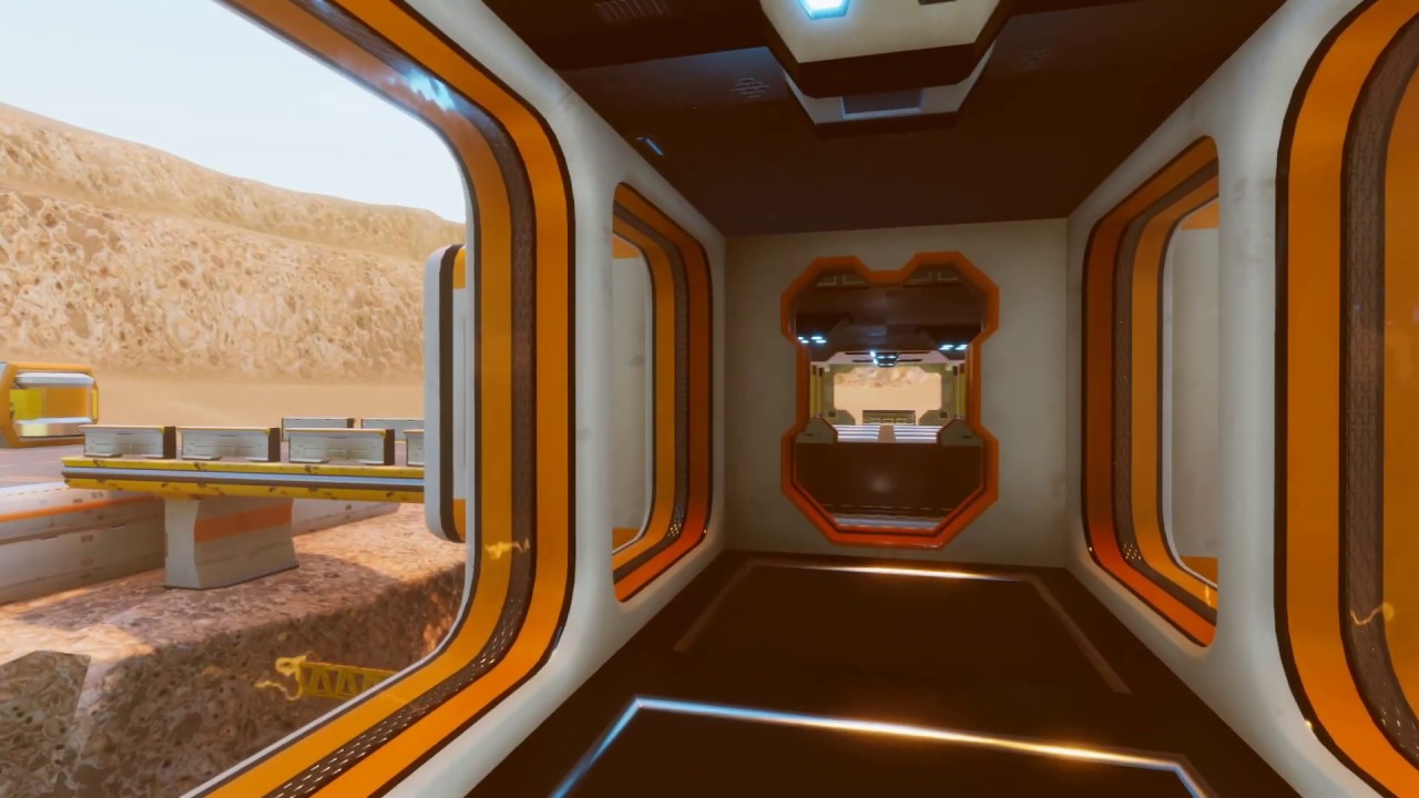 Modular Sci-fi Zone Pack - Unity Postprocessing 2018 Demo