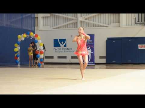 Planet Rhythmics, Maria Tretiakova free routine 2016 BC Provincial