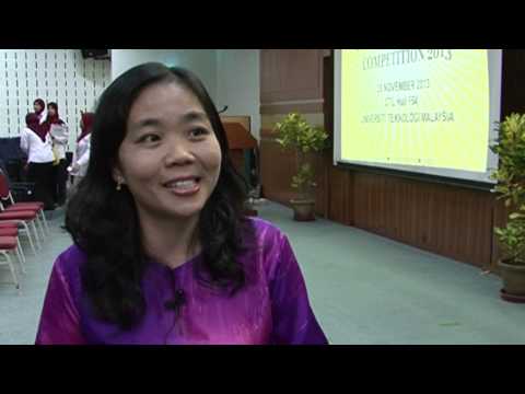 3 Minute Thesis Competition 2013, UTM (Interview - Ng Pei Fern)