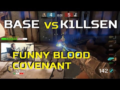 BASE vs K1LLSEN (FUNNY PRAC GAME) - QuakeChampions