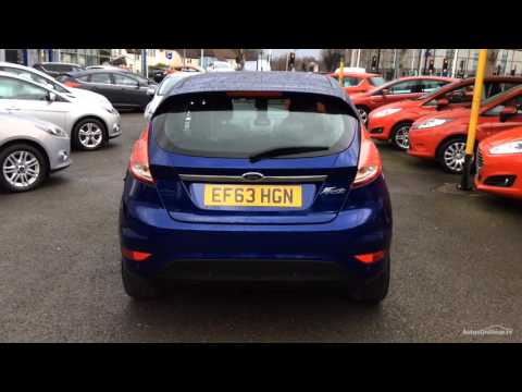 FORD FIESTA ZETEC BLUE 2014