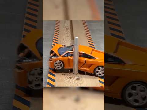 RC Lamborghini vs Real Lamborghini Crash Test Which is SAFER?