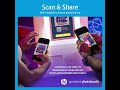 HP Sprocket Photo Booth Machine Instant Color Photo Printer Gift Bundle Zink Paper