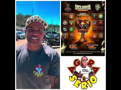 COMEÇOU O MAIOR CAMPEONATO DA HISTÓRIA DE SÃO LOURENÇO DA SERRA 10 MIL REAIS PARA O CAMPEÃO DA COPA BRASIL DE SÃO  LOURENÇO DA SERRA 2026
