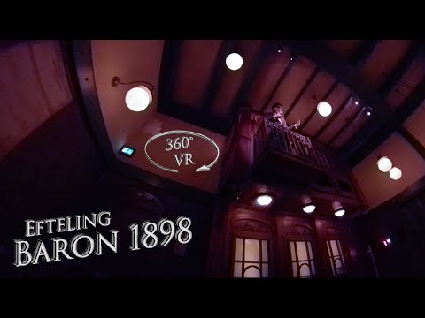 Efteling Baron 1898 (Full Pre Show) 360 VR POV Onride