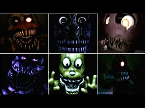 Mario in Animatronic Horror ALL JUMPSCARES