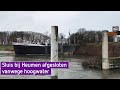 Keersluis bij Heumen dicht vanwege hoogwater