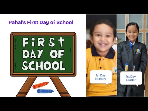 Pahal's First Day of School | Growing Up Side by Side