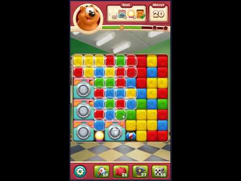 Toon Blast Level 1904 - NO BOOSTERS 🐻🐺🐱 | SKILLGAMING ✔️