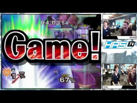 HASLfest 12 – mslano (Falco) vs Tieske (Marth) – Losers Quarters – Melee