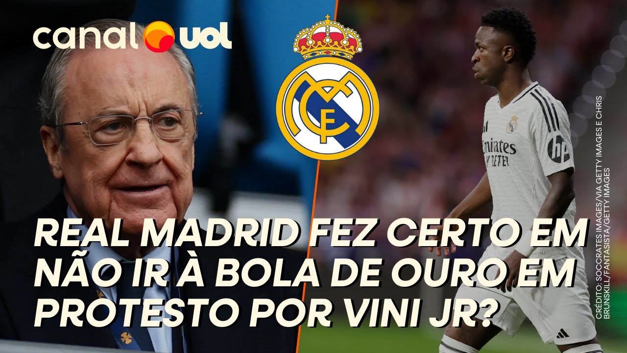 REAL MADRID FEZ CERTO EM NÃO IR À BOLA DE OURO EM PROTESTO POR VINI JR? COLUNISTAS COMENTAM