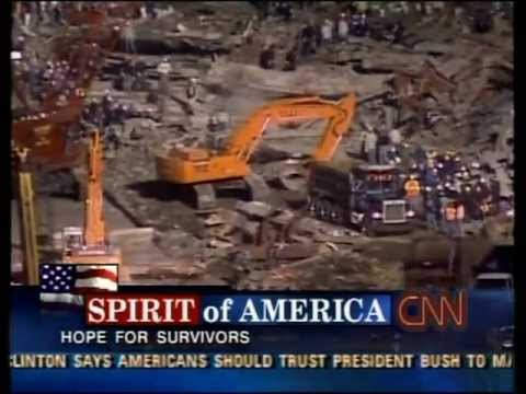 CNN 9/11 LIVE TV Coverage (9/17/01)  5:45 A.M - 6:00 A.M