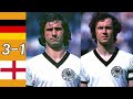England 1x3 Germany (Beckenbauer, Gerd Müller, Bobby Moore)  ●1972 Euro Extended Goals & Highlights