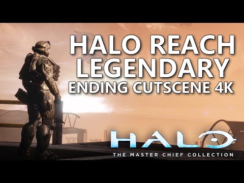 Halo Reach PC 4K Legendary Ending Cutscene - Halo Masterchief Collection