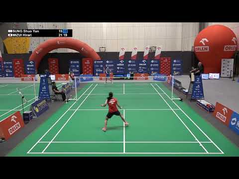 Match point - Sung Shuo Yun vs Hirari Mizui - WS, SF – Polish Int. 2022