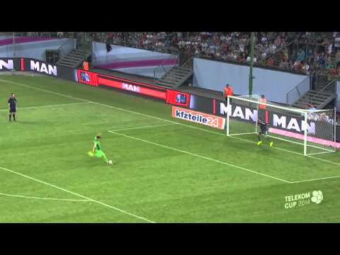 Telekom Cup 2014 Traumtor von Lewandowski Bayern schlägt Gladbach Quelle: Telekom