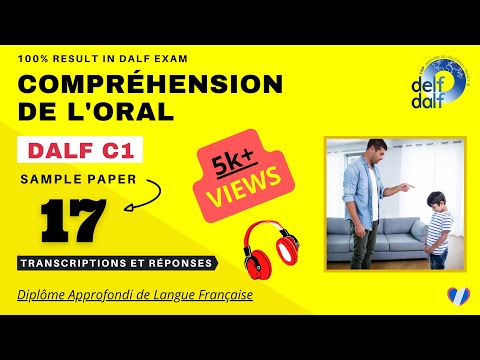 DALF C1 - Compréhension de l'oral [No.17] | DALF C1 Listening Practice Test Online | French 'N' You