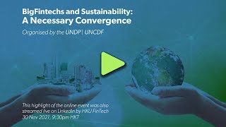BigFintechs & Sustainability:  A Necessary Convergence