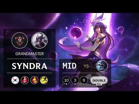 Syndra Mid vs Talon - KR Grandmaster Patch 9.15