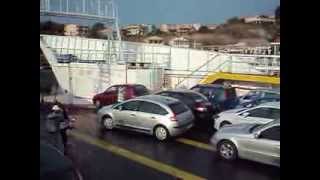 preview picture of video 'Ferry, Corfu-Igoumenitsa, ZA DLAKU !!!!!'