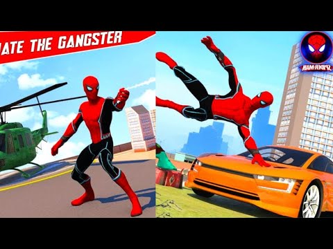 amazing flying spider rope hero simulator game