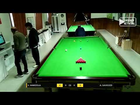 TEST SNOOKER CLUB - REG. FIBIS TOSCANA CAT. C 2020/21 - S. MARZOLA vs A. SAVIOZZI