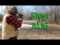 They shoot the Steyr AUG for the first time!