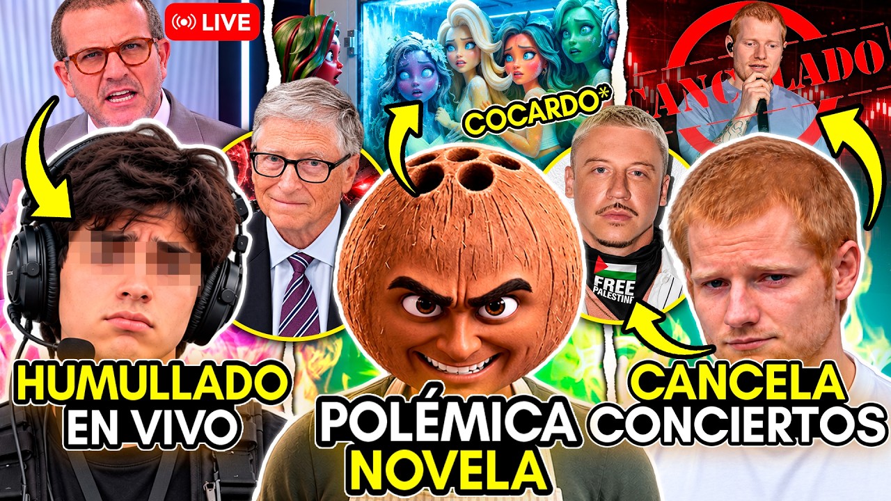 PERTURBADORA NOVELA viral: COCARDO! CAMARÓGRAFO HUMILLADO en vivo! ED SHEERAN cancela TOUR?! ¡I.A.!