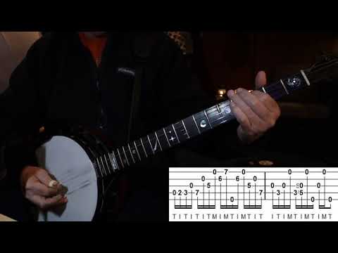 Bluegrass Banjo Licks - F Chord Shapes Melodic Lick