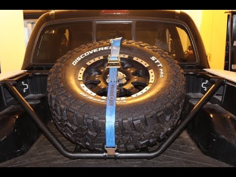 N-FAB Toyota Tacoma Tire Rack Unbox/How-To Installation