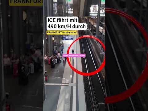 Frankfurt Hauptbahnhof ICE Unfall