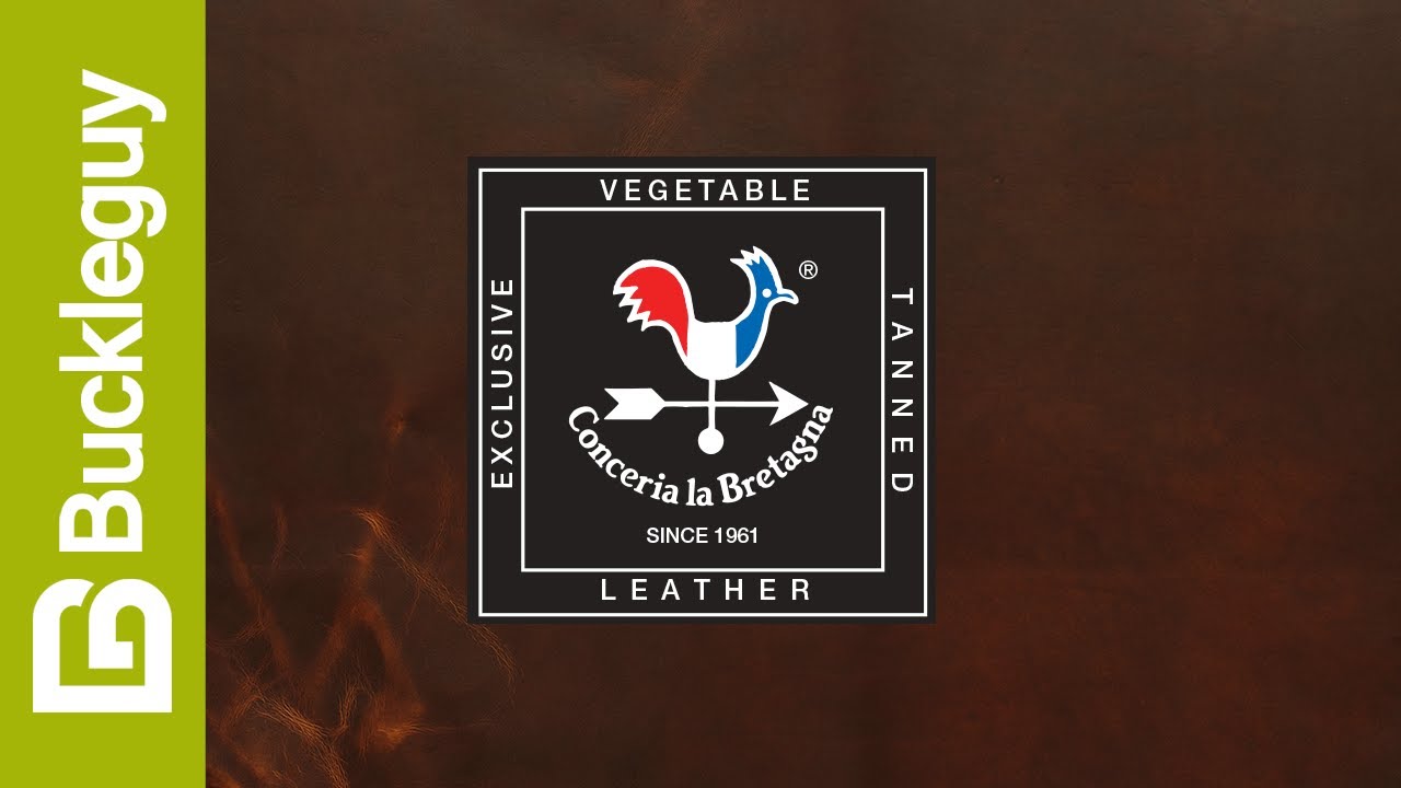 Conceria La Bretagna, Cowboy | Chocolate | Veg Tan Leather Demo