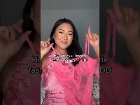 How To Wear Lingerie Fashionably As A 34DD | Fashion Hacks #shorts #fashion #outfit #lingerie