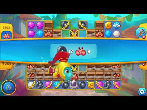 [FISHDOM Walkthrough] Level 6203 (Qua màn - Fishdom)