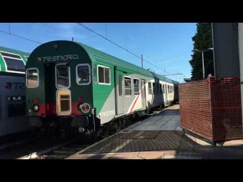E.464-304 + CARROZZE MDVC TRENORD PARTENZA STAZIONE DI MILANO G. P.