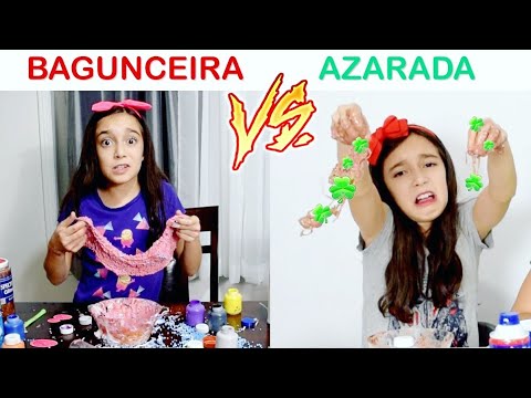 TIPOS DE CRIANÇAS FAZENDO SLIME #2 ★ Bagunceira, Azarada e Econômica - Muita Diversão com Slime