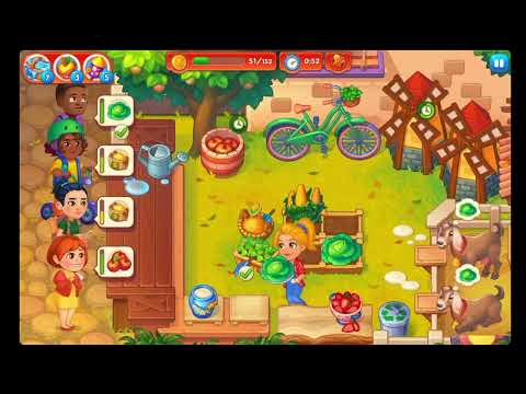 Cooking Farm - Hay & Cook Game - Level 211 🍎🌻🫐 - Hard - No Boosters - FULL STORY - CaroGamesNL