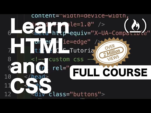 Learn Html and CSS tutorials from scratch