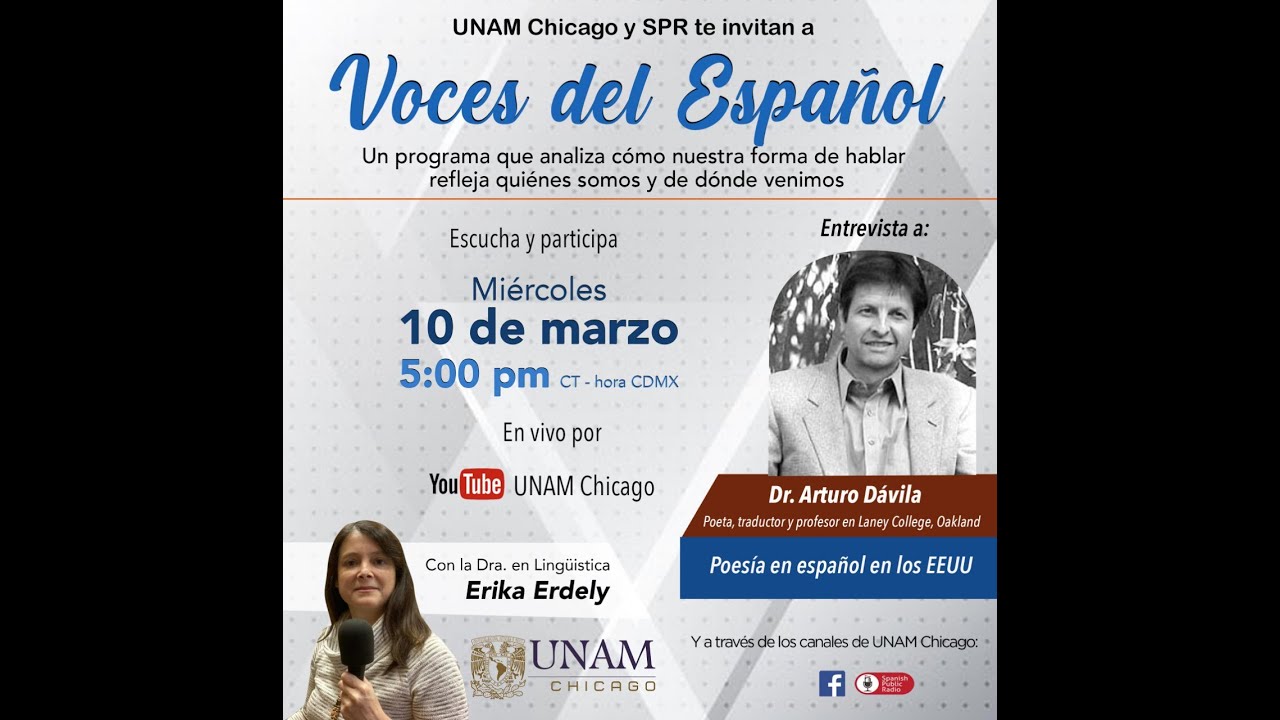 VOCES DEL ESPAÑOL 68 Invitado Dr. Arturo Dávila