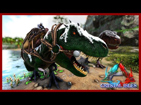Starting The Rex Army! Rex Taming! Crystal Isles Map! Ep 23!