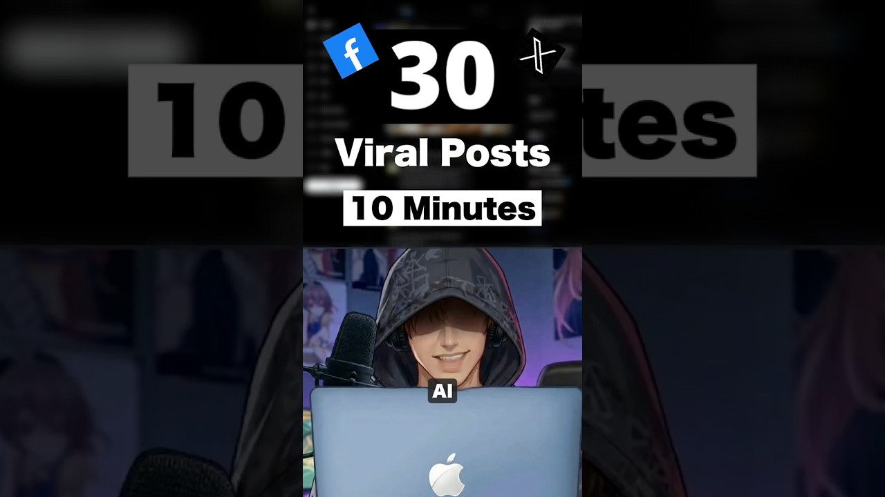 30 Viral Posts in 10 Minutes #ai #socialmedia #noimosai