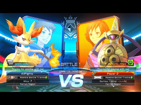 Braixen vs Aegislash - Pokkén Tournament DX