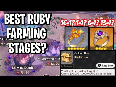 What Ruby Farm Stages To Aim For..? INSANE Drops Later?! [Seven Knights: Rebirth]