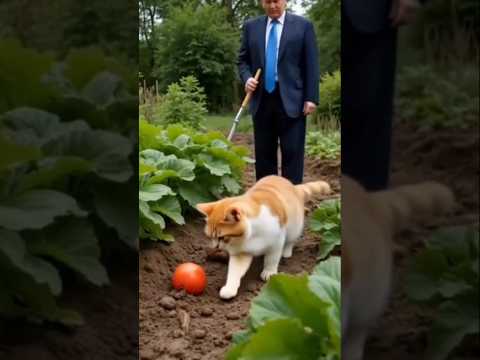 "Cat Digs Up the Entire Garden! | Trump Bhai Can’t Believe It!"