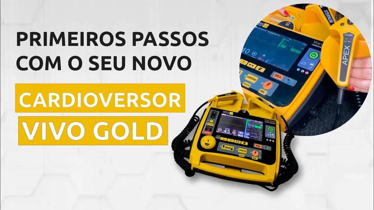 TREINAMENTO TÉCNICO DE USABILIDADE CARDIOVERSOR BIFÁSICO VIVO GOLD 7"