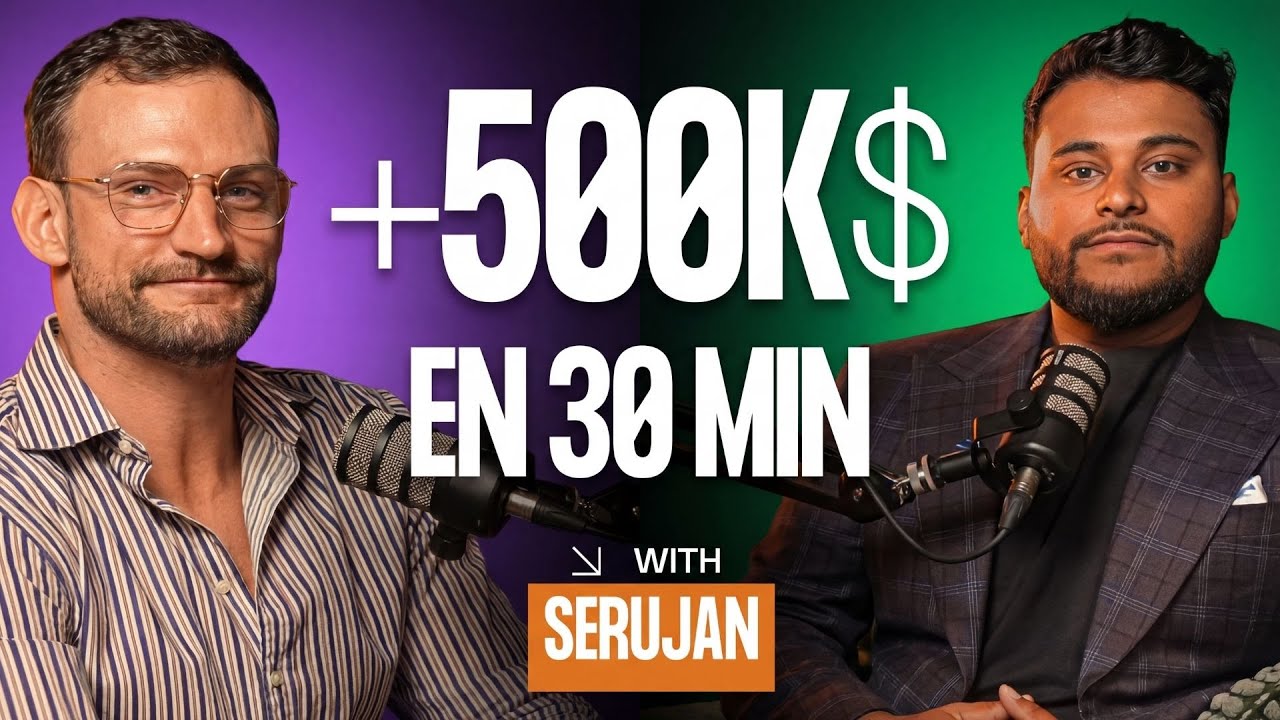 Miniature de l'épisode : Serujan Kaneshalingam : +500 K$ en 30 min, 150 deals closés sur scène